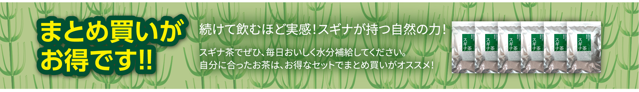 まとめ買いがお得です！！